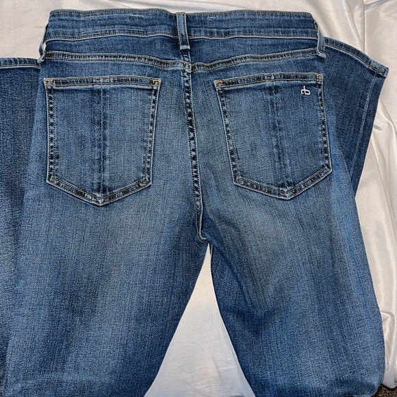 Rag and Bone Cate Mid Rise Skinny Jeans in Valley Line Wash size 27 - Picture 4 of 11